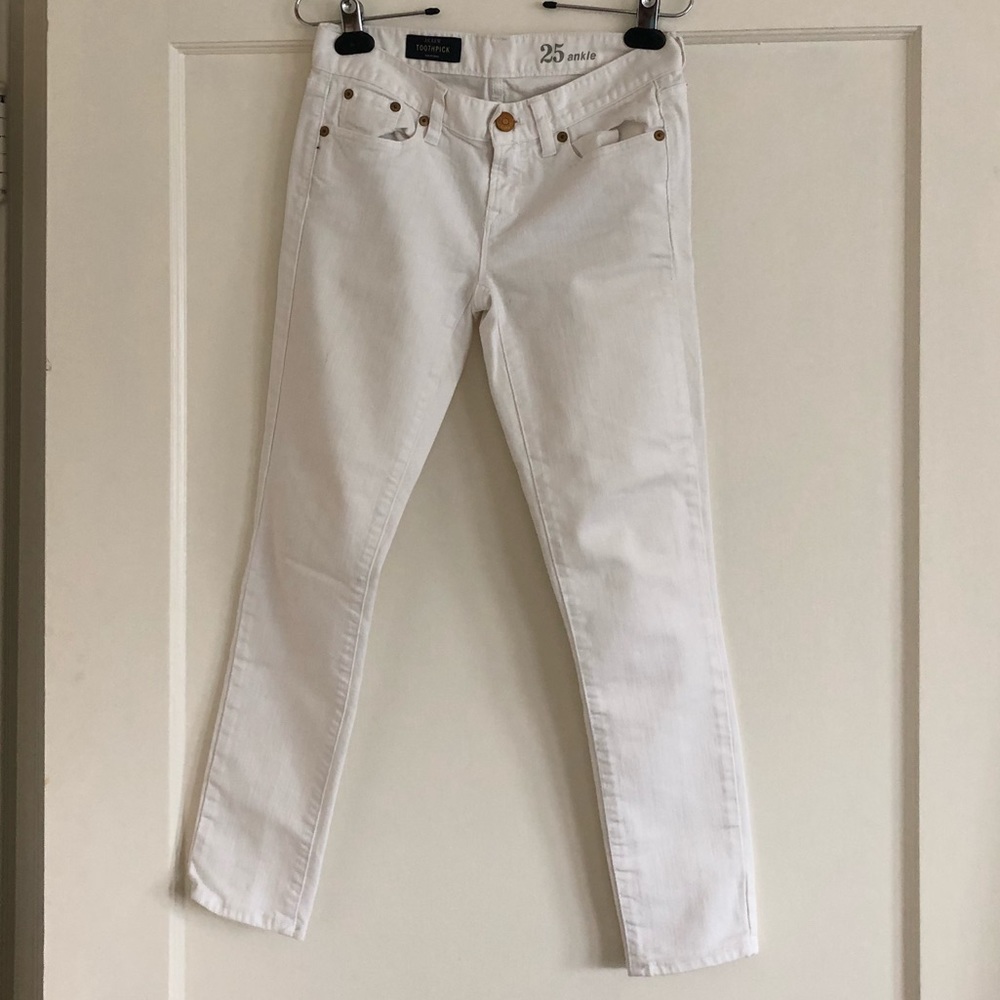JCrew White Jeans - Picture 1 of 2